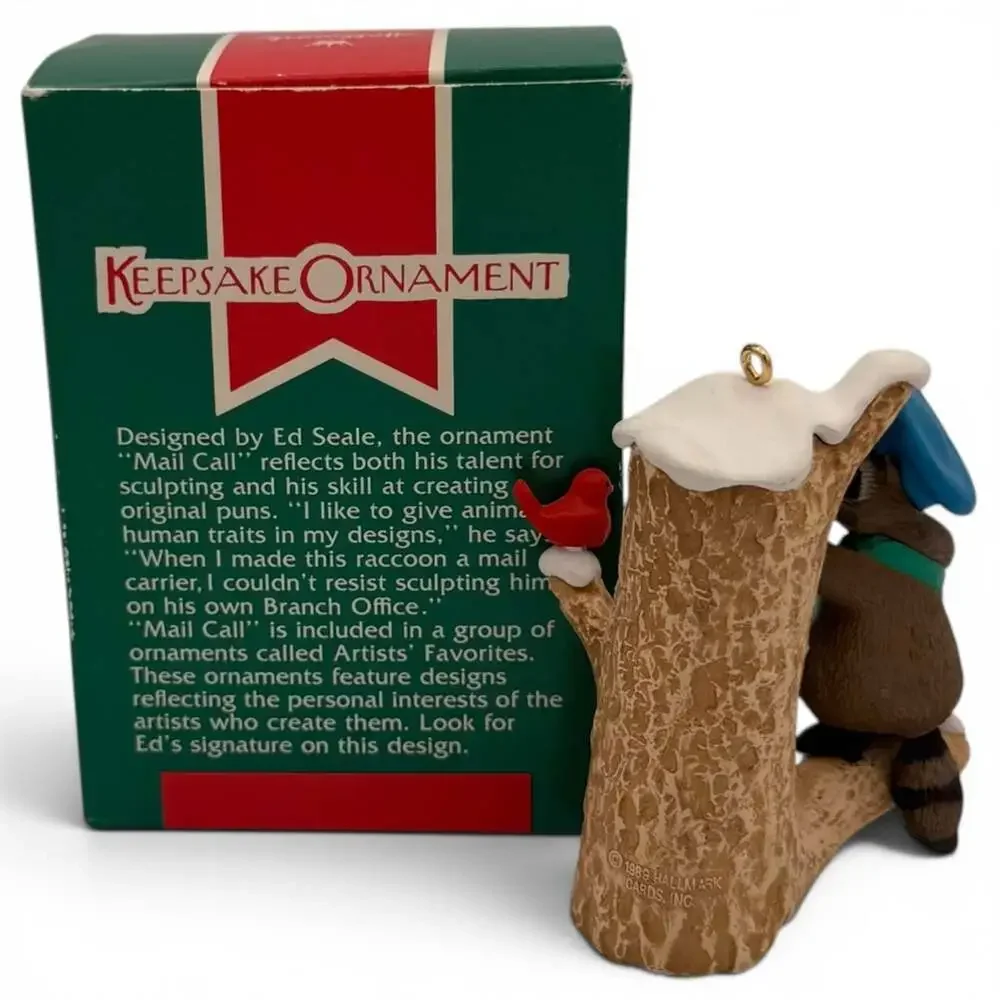 Hallmark Keepsake Mail Call Christmas Ornament 1989 NIB,